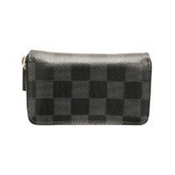 Louis Vuitton Zippy Coin Damier Graphite Black Case - Picture 1 of 7